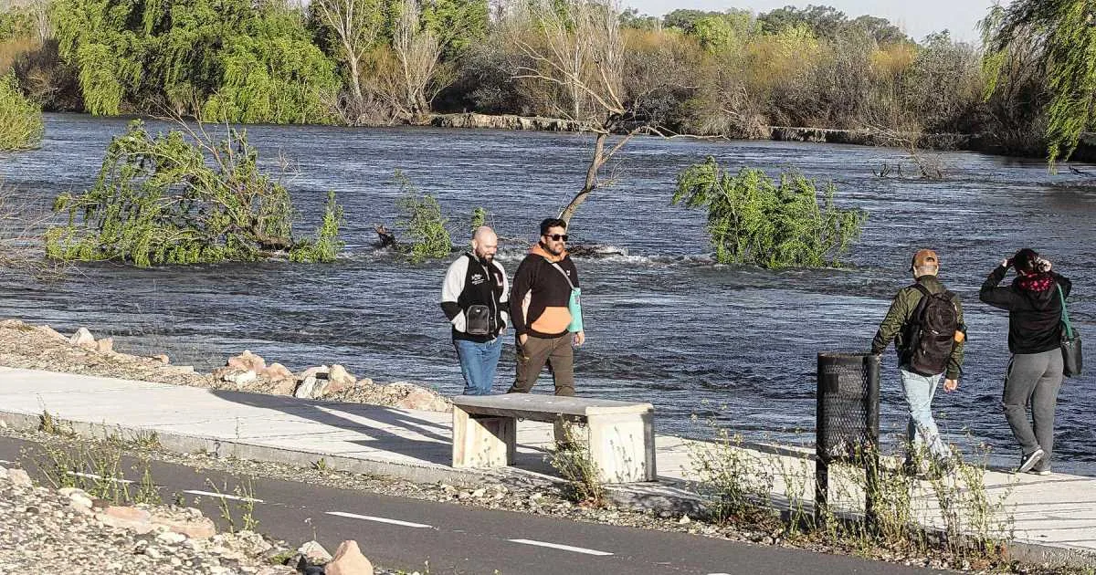 Monitorean la crecida del río Neuquén en las zonas costeras de Centenario y Vista Alegre