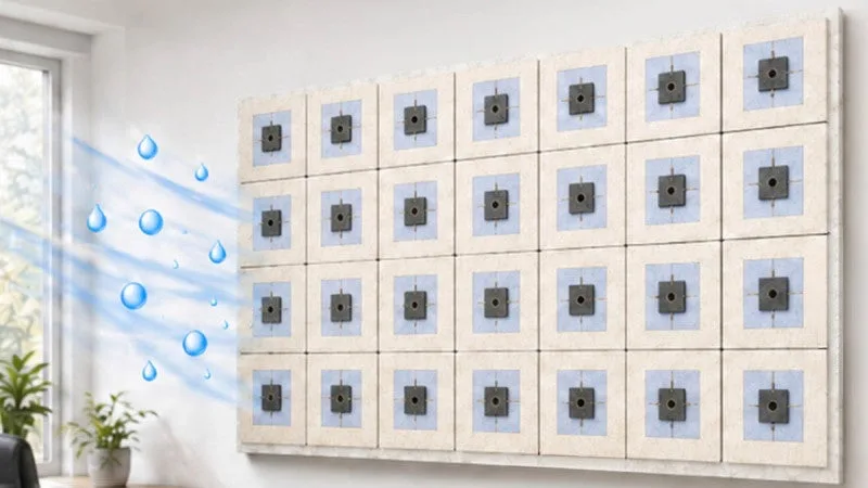 Strom aus der Wand: Wie eine neue Tapete Luftfeuchtigkeit in Energie verwandelt
