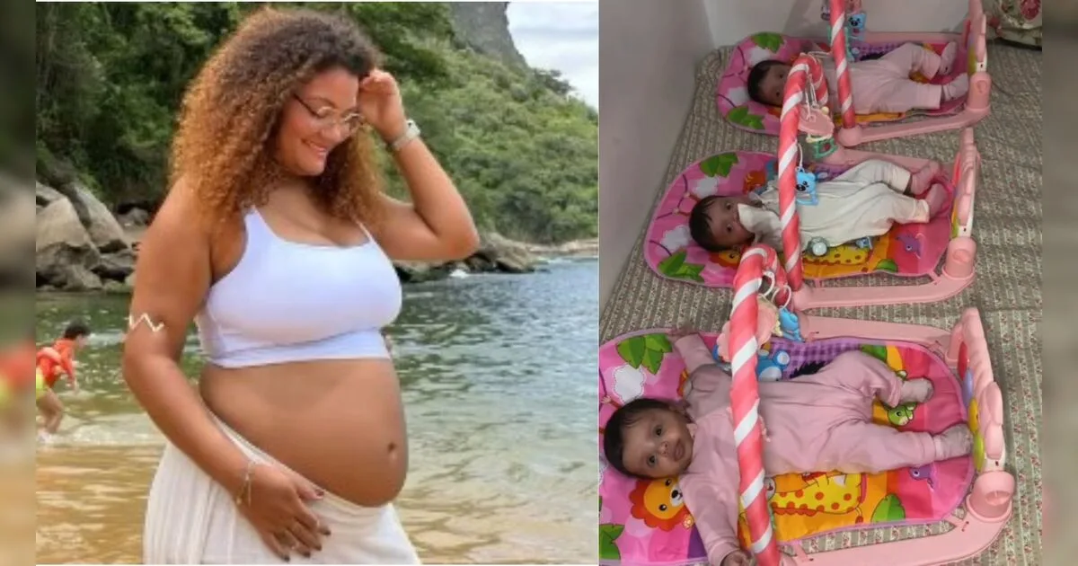 Mulher é surpreendida ao engravidar novamente mesmo já estando grávida de gêmeos