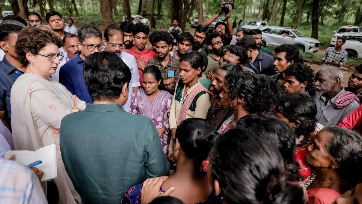 Priyanka seeks urgent rehabilitation of Vaniyampuzha tribal families