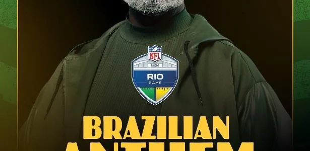 Péricles vai cantar hino nacional em jogo da NFL no Maracanã