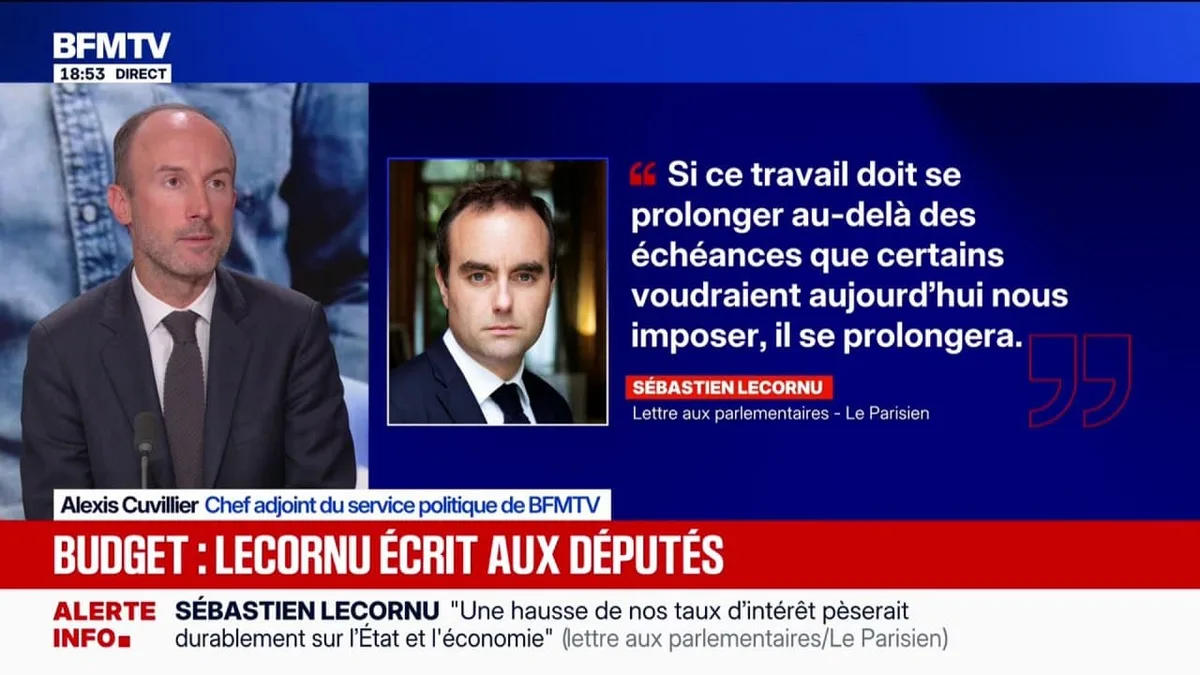 Le Premier ministre Sébastien Lecornu appelle à adopter "un budget" pour 2027