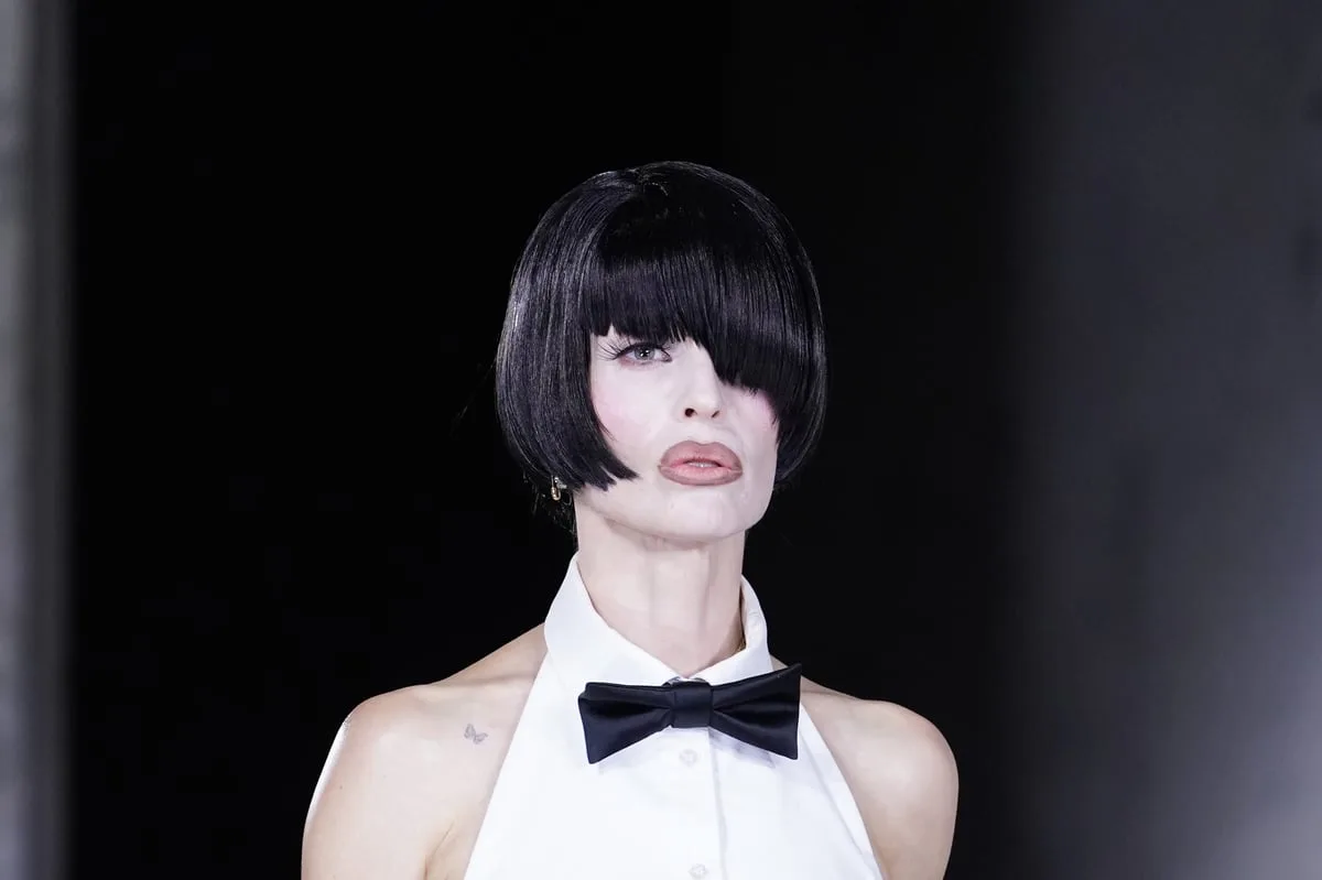 Kelly Osbourne makes nod towards late dad Ozzy in London Fashion Week show