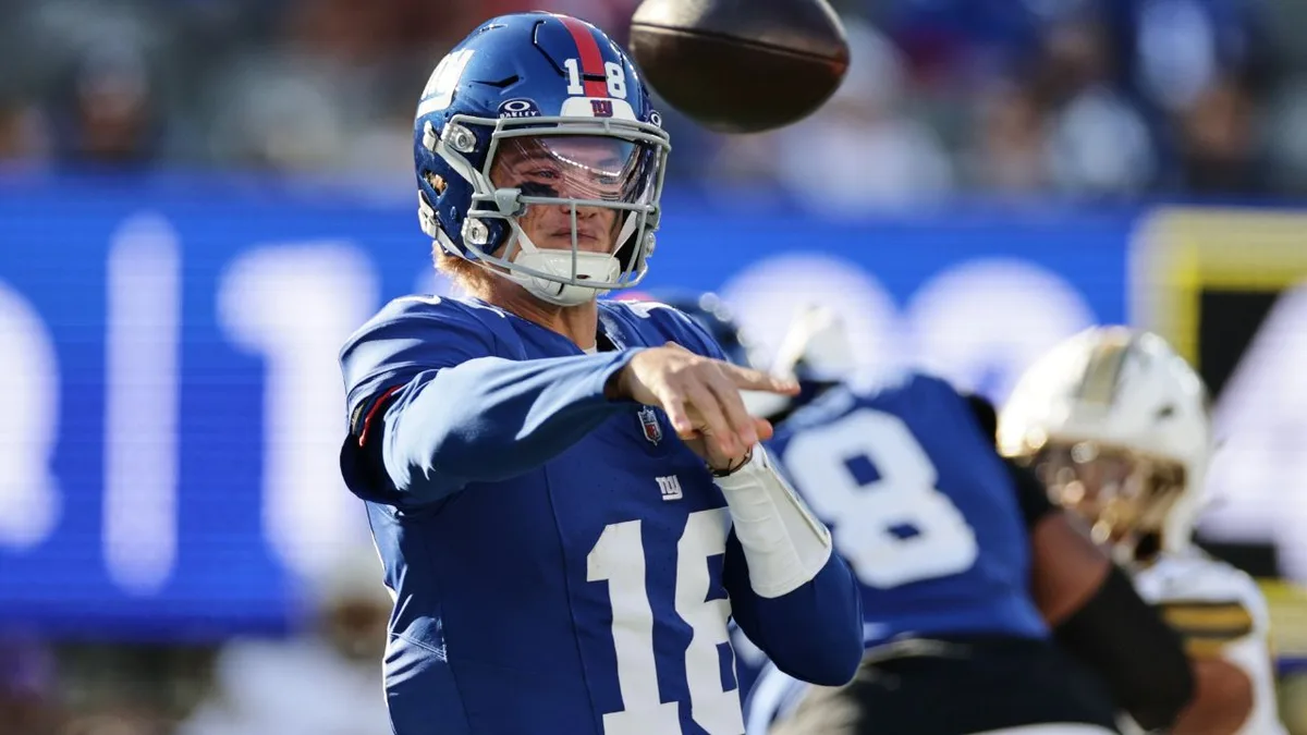 J.J. McCarthy replaces Jameis Winston as Giants’ QB late against Saints