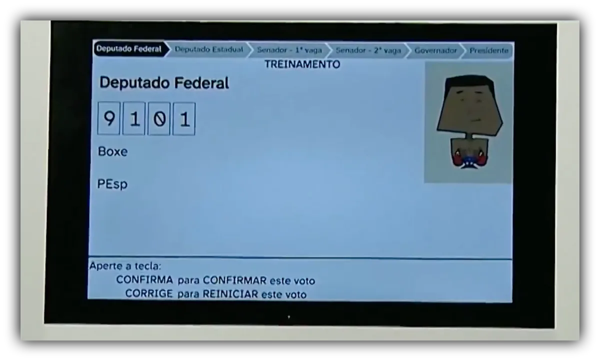 Urna eletrônica terá barra de progresso nas eleições de 2026