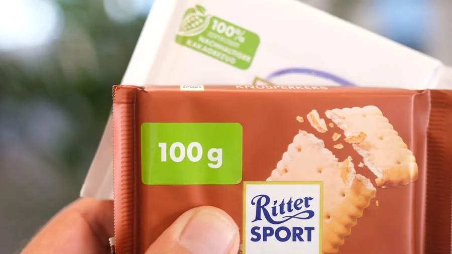 Schokolade: Darum muss Ritter Sport Verpackungen überkleben