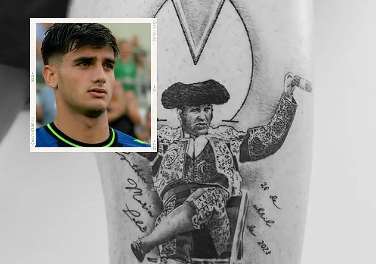 El tatuaje de Morante Jr. que homenajea a su padre