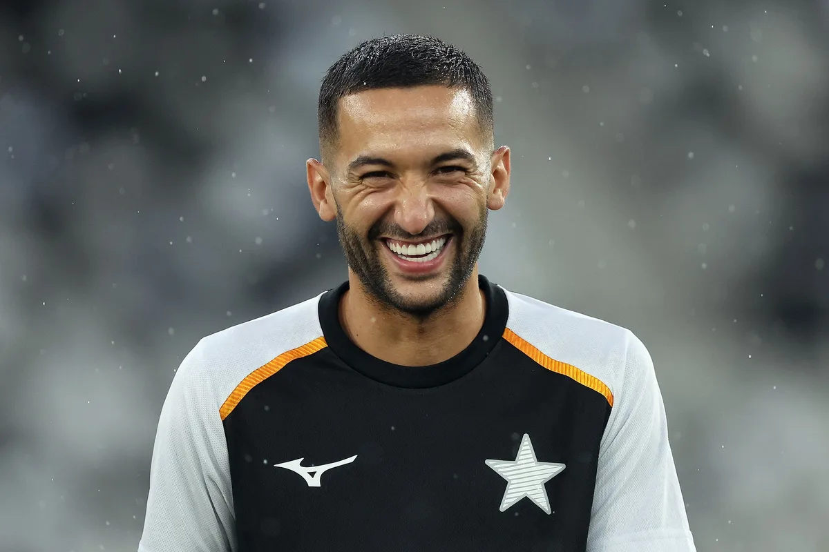 Escalação do Botafogo: Ziyech pode fazer a estreia contra o Mirassol