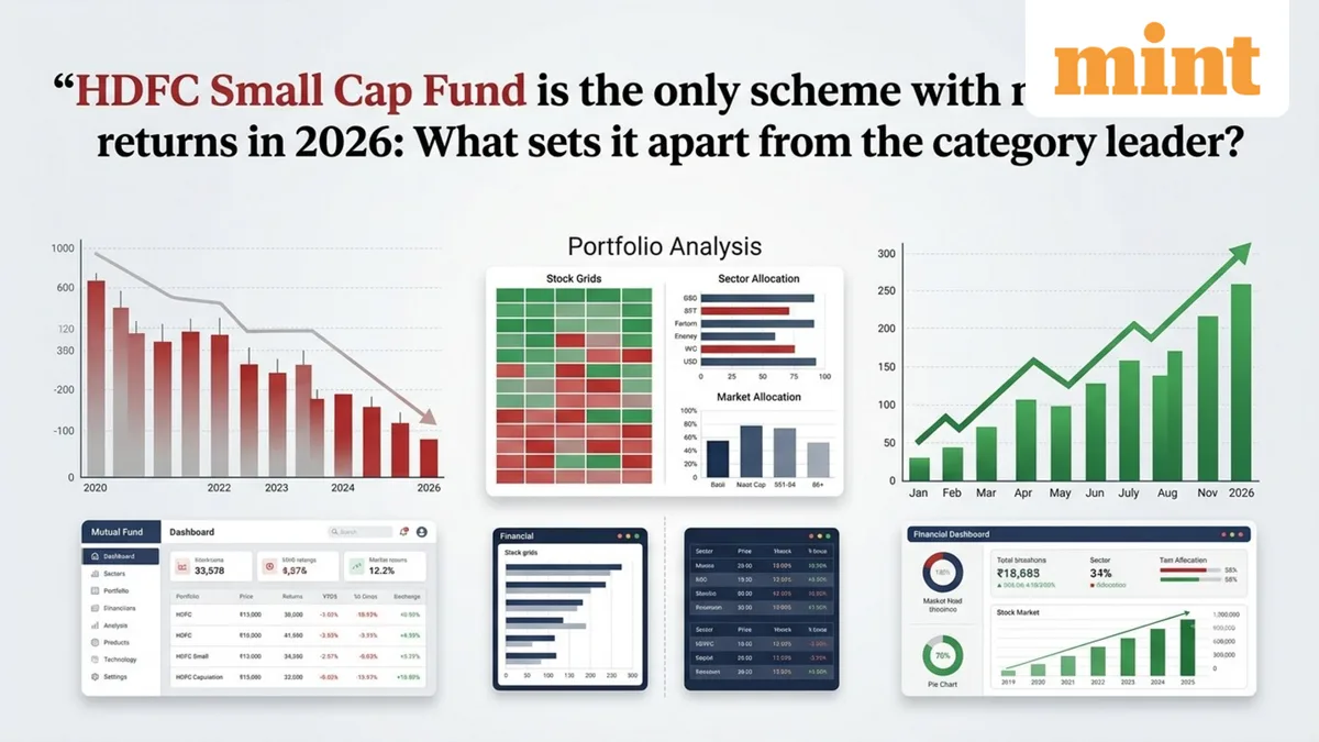 HDFC Small Cap Fund is the only scheme with negative YTD returns in 2026: What sets it apart from the category leader?