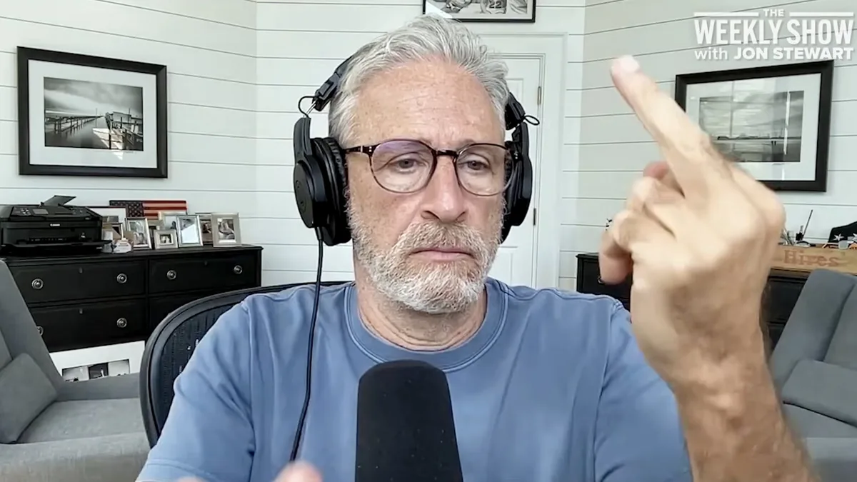 ‘Fired Up’ Jon Stewart Flips Off SCOTUS in Furious Rant