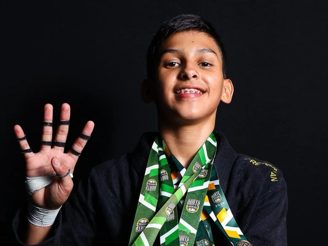 Lutador roraimense conquista ouro no Norte Brasileiro de Jiu-Jitsu em Manaus