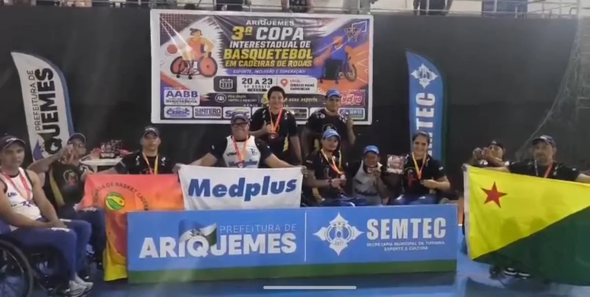 Acre fica em 3º lugar na 3ª Copa Interestadual de Basquete em Cadeiras de Rodas