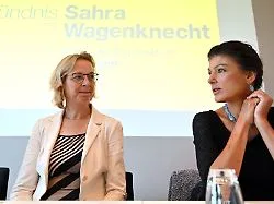 Streit um Brombeer-Koalition : Thüringer BSW unterstützt Voigt - Wagenknecht will Sonderparteitag