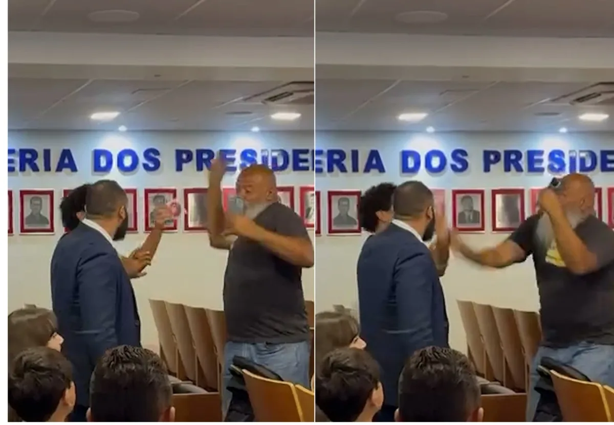 Jornalista é agredido por pastor dentro da Câmara de Vereadores de Palmas; VÍDEO
