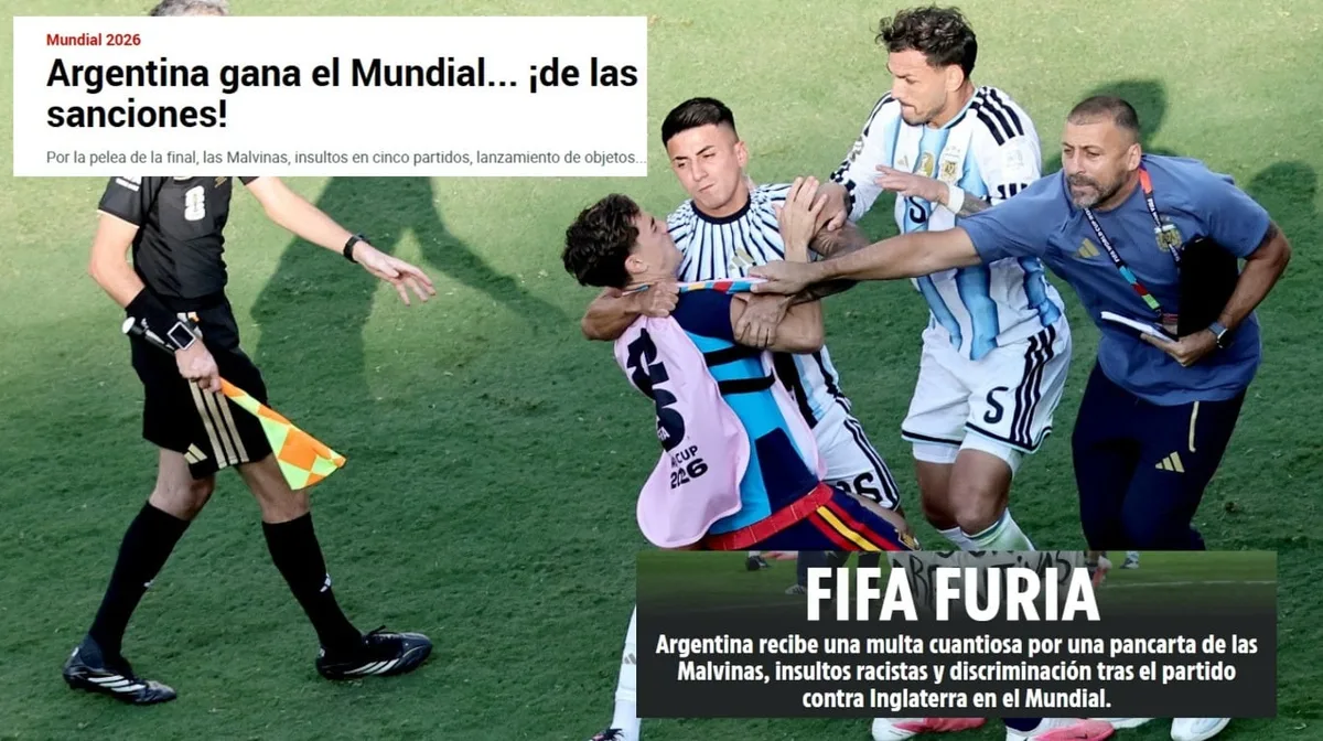 La reacción de los medios internacionales a la sanción de la FIFA a la Selección argentina: “No saber perder”