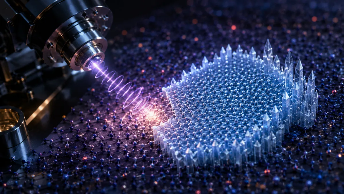 MIT scientists watched electrons rebuild in a quantum material like ice crystals