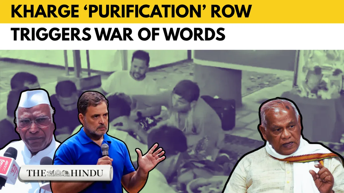 Watch: Rahul demands FIR over Kharge ‘purification’, BJP rejects caste angle