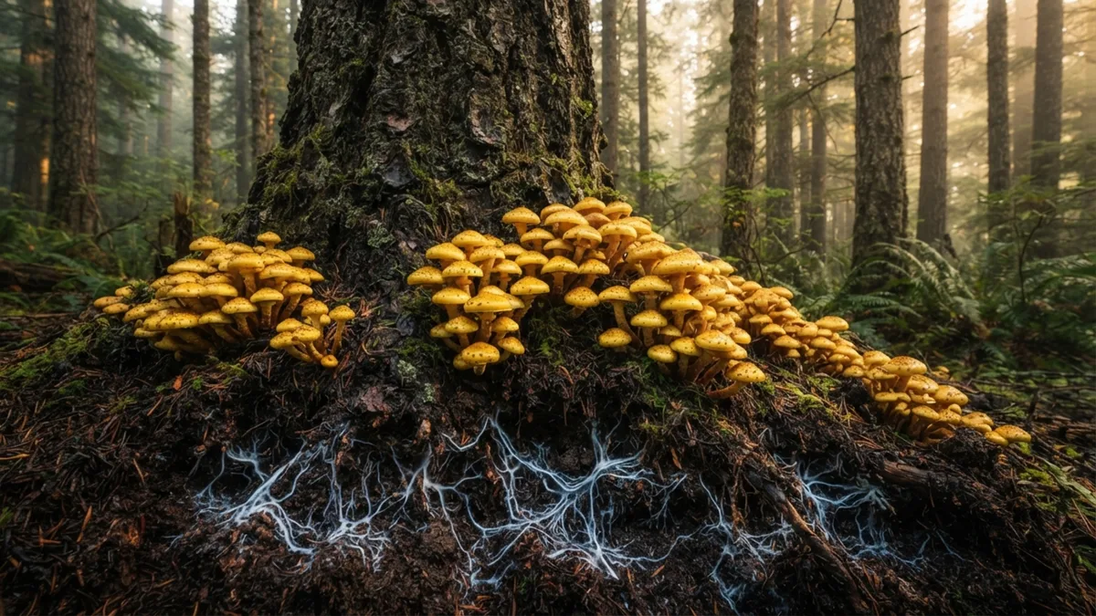 O maior organismo vivo conhecido pode estar quase todo escondido sob uma floresta e ocupar uma área de aproximadamente 7,8 km²