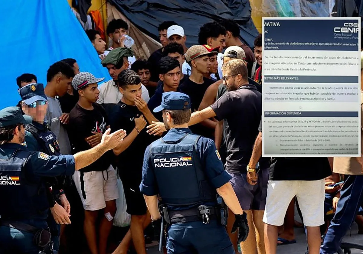 La Policía alerta de la entrada de marroquíes desde Ceuta a Algeciras con DNI falsos, robados o comprados a nacionales