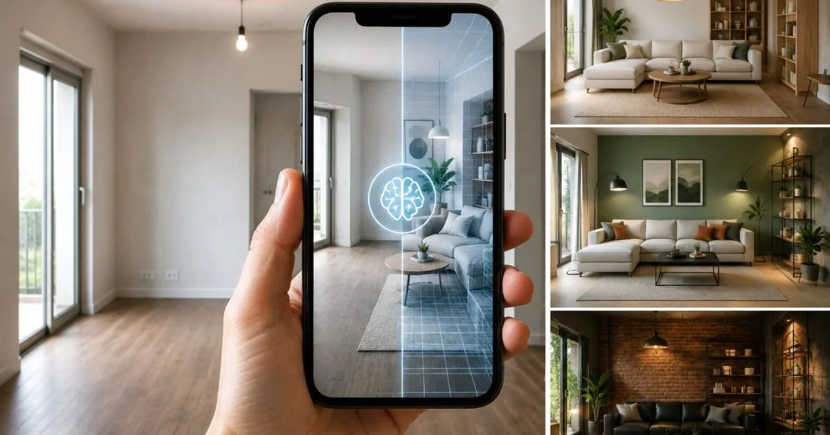 ¿Querés renovar tu casa? La IA permite ver cómo quedaría un ambiente con nuevos muebles, colores y estilos
