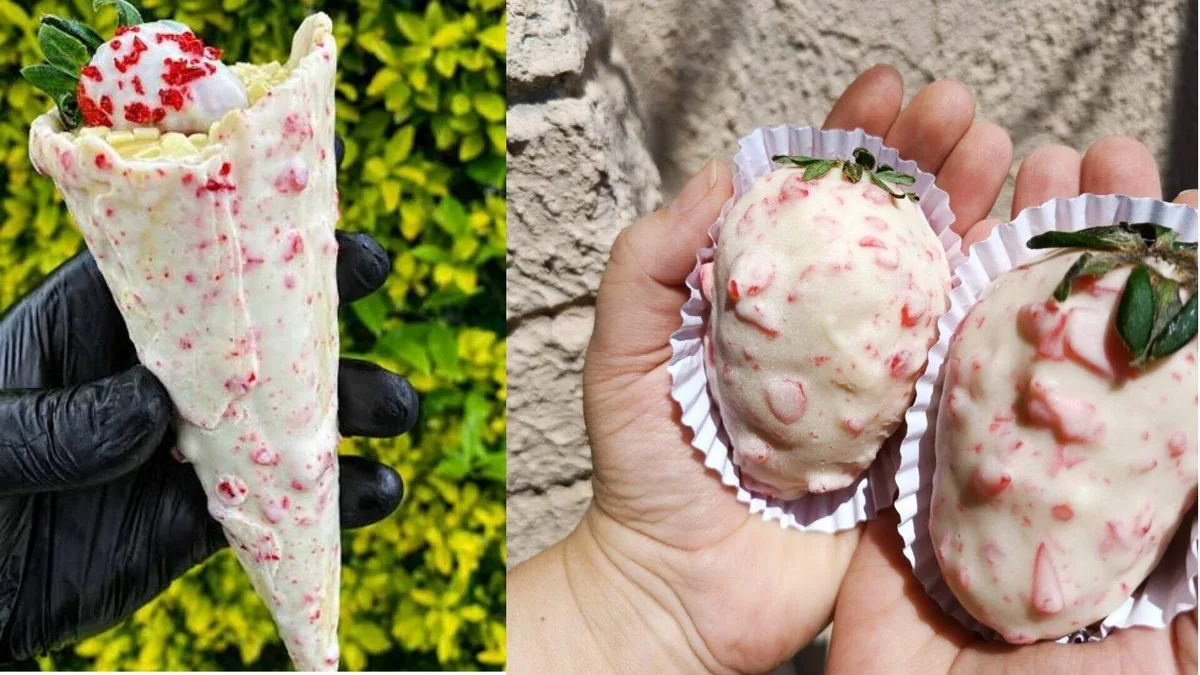 De cone a morango com Oreo, a moda agora é tudo cravejado