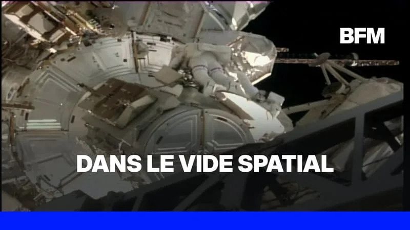 L'astronaute Sophie Adenot entame sa sortie de l'ISS et devient la première Française dans l'espace