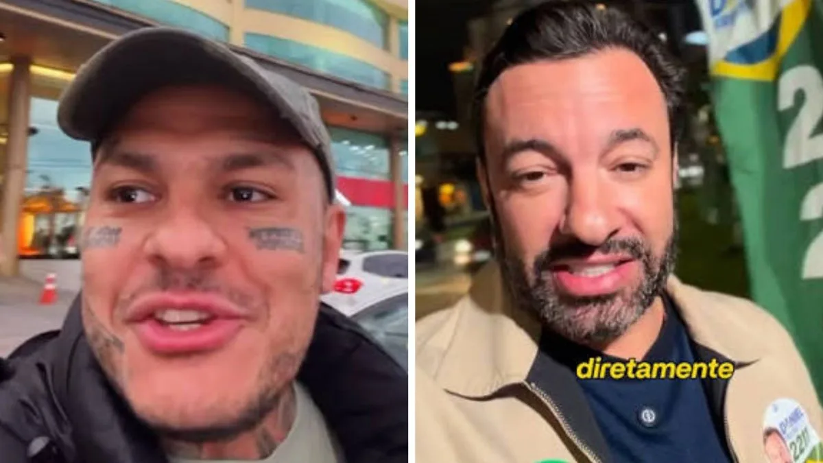 Influenciador critica quantidade de bandeiras de políticos nas ruas e é rebatido por candidato em SC; mas afinal, qual a regra para os wind banners?