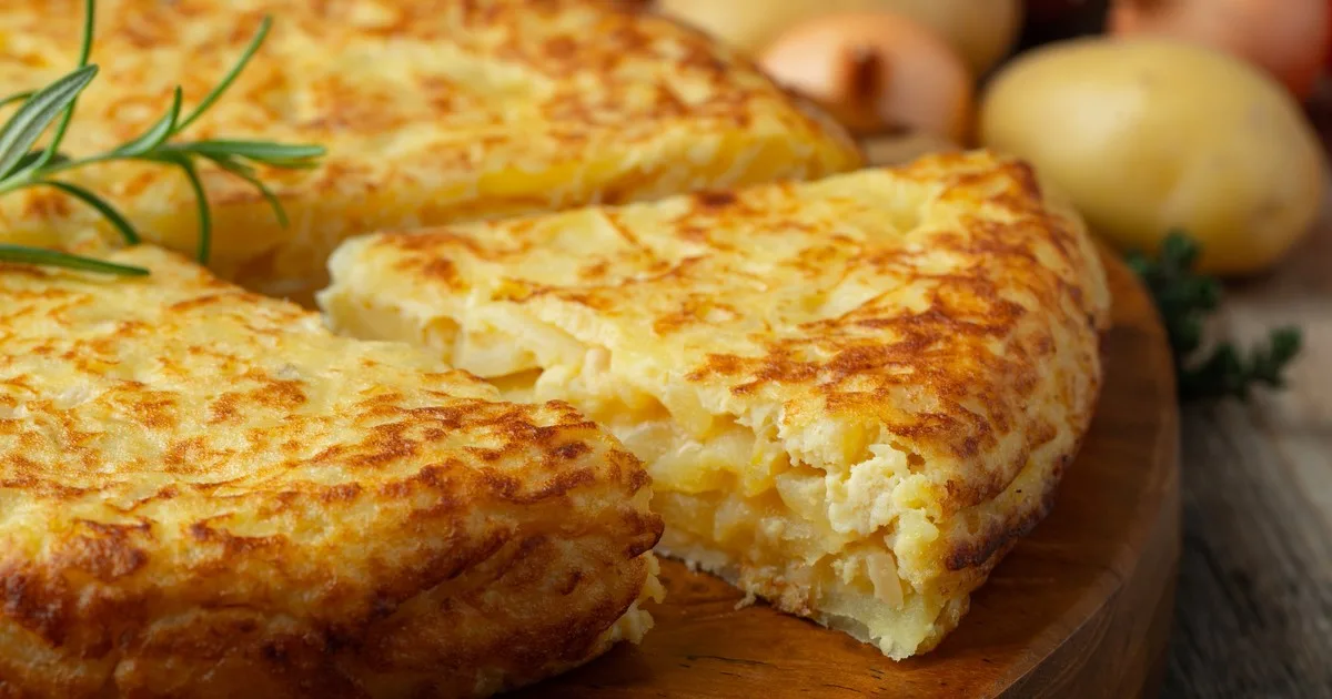 Tortilla de papas light
