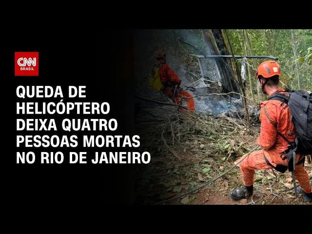 RJ: Corpos de colombianas mortas em queda de helicóptero são identificados