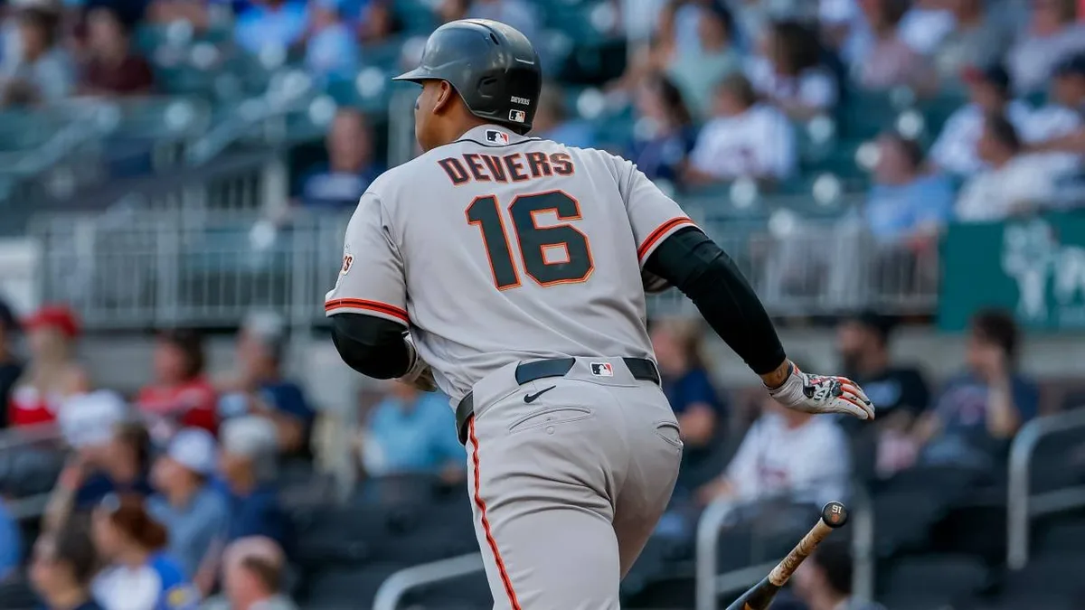 Devers goes deep to centre for 31st home run, most by Giant since Bonds