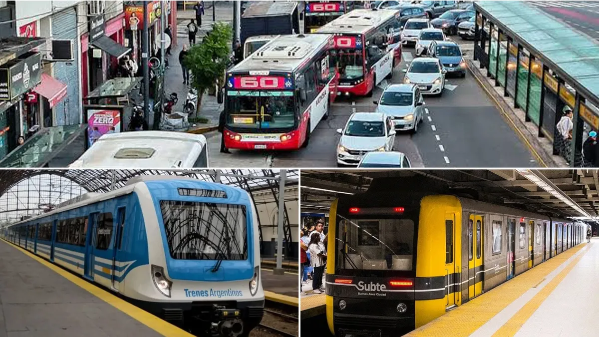 Transporte público en el AMBA: la gente viaja menos y en colectivos hay caídas de hasta el 31%