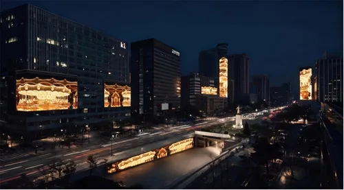 도심 전광판서 만나는 키아프…광화문 8곳서 미디어아트 송출
