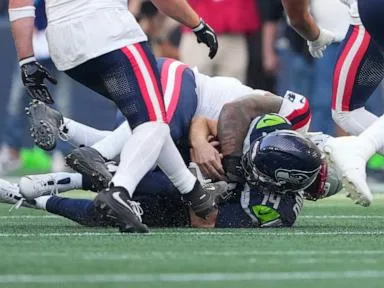 Seahawks QB Sam Darnold has a muscle injury. His status for Seattle's next game is uncertain