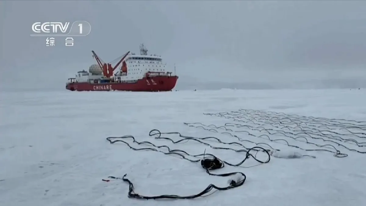 China's 16th Arctic expedition wraps up ice station surveys