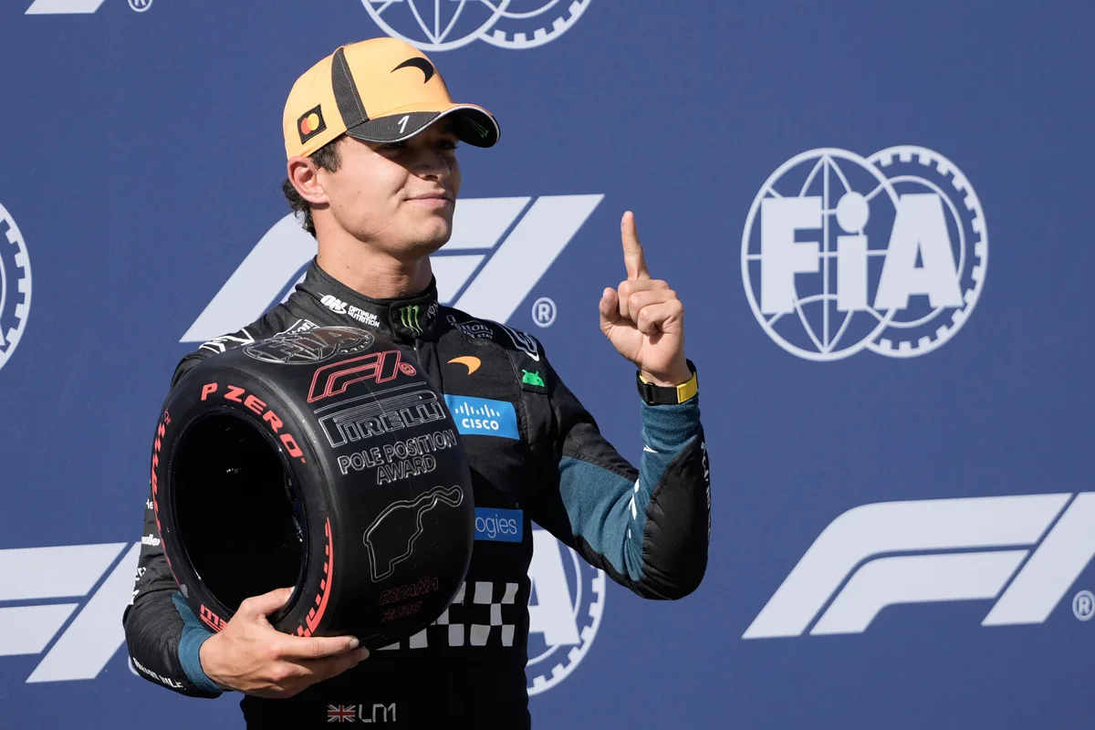 Norris conquista Madrid por 11 milésimas; Checo clasifica 19 en el GP de España