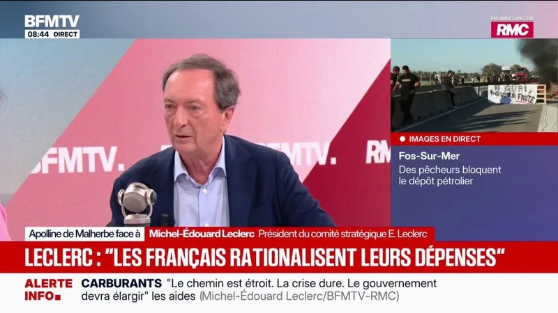 "La consommation continue à tirer la croissance", assure Michel-Édouard Leclerc