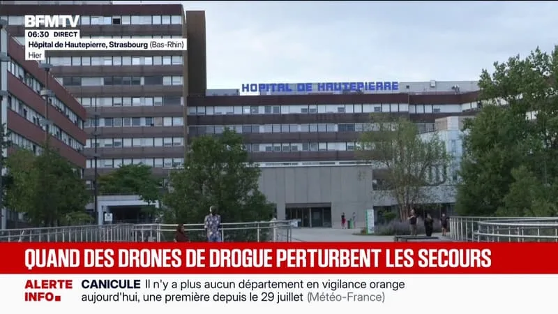 Strasbourg: la livraison de drogue par drone en prison menace les atterrissages d'urgence à l'hôpital