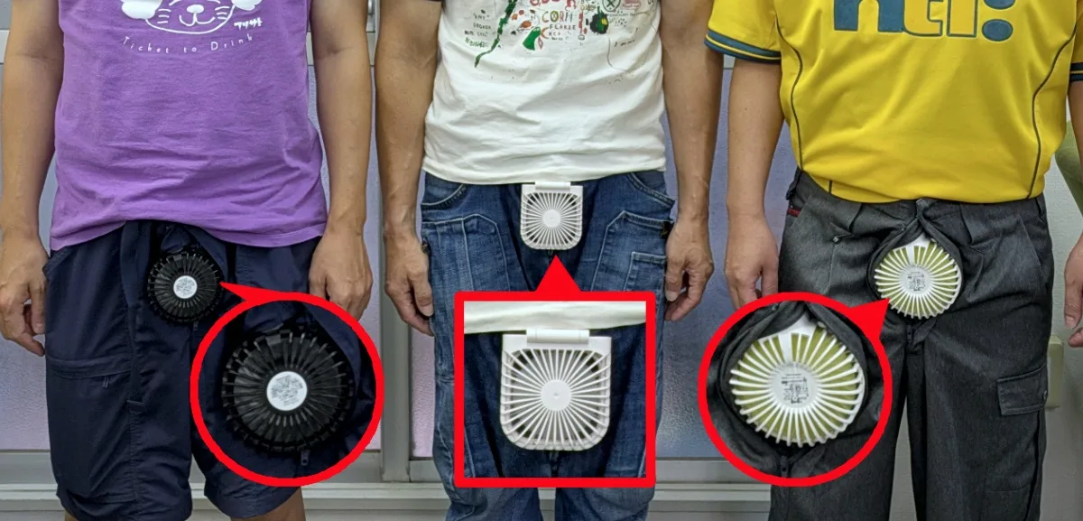 Can hanging a handy fan on your crotch keep you cool in the Tokyo summer? SN24 investigates