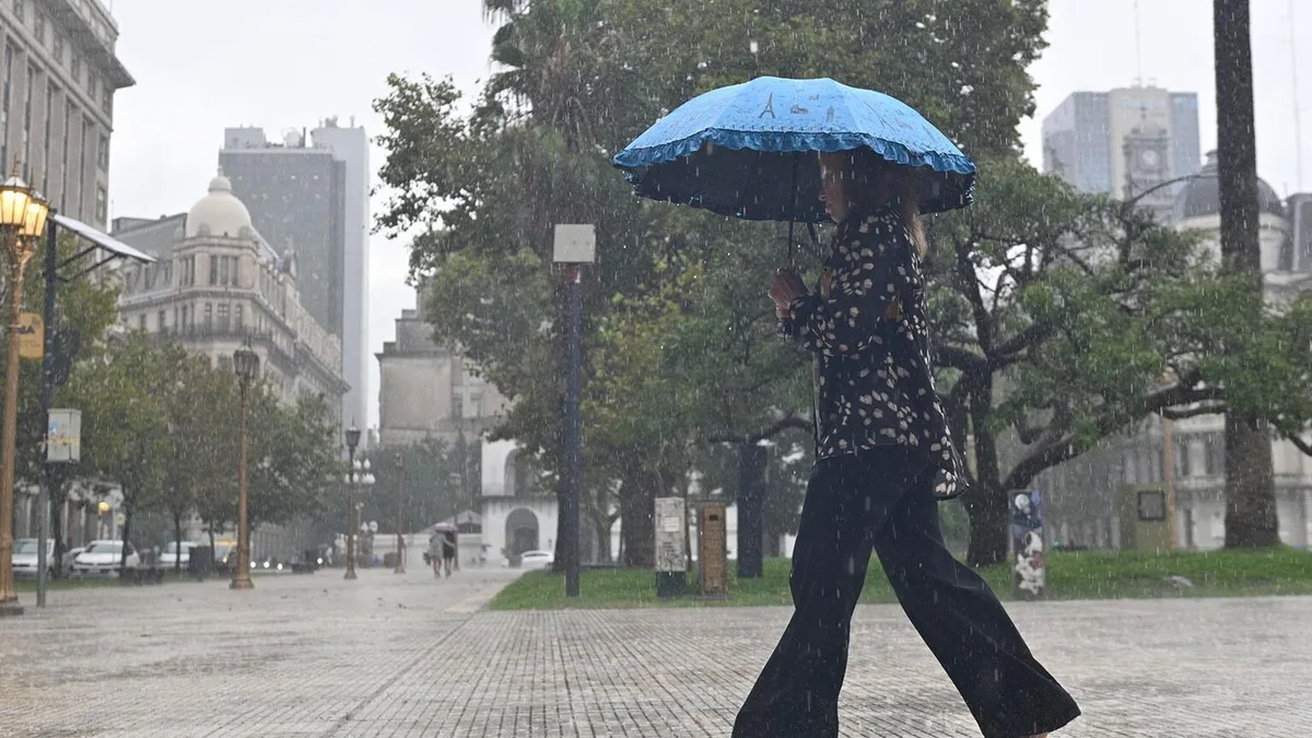 El SMN elevó a naranja el alerta por fuertes tormentas en el AMBA
