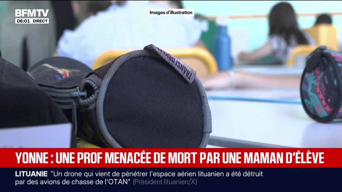 Une enseignante menacée par une mère d'élève dans l'Yonne
