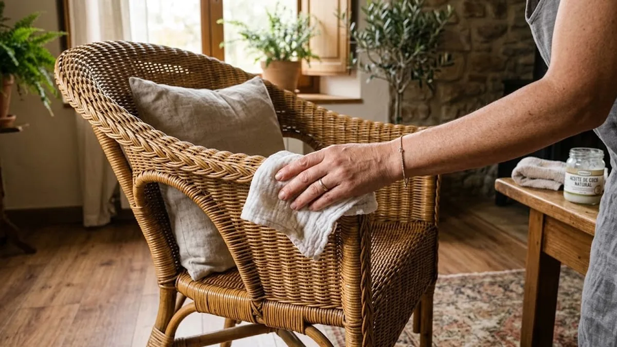Quedan brillantes y como nuevos: qué producto natural se debe aplicar sobre los muebles de mimbre