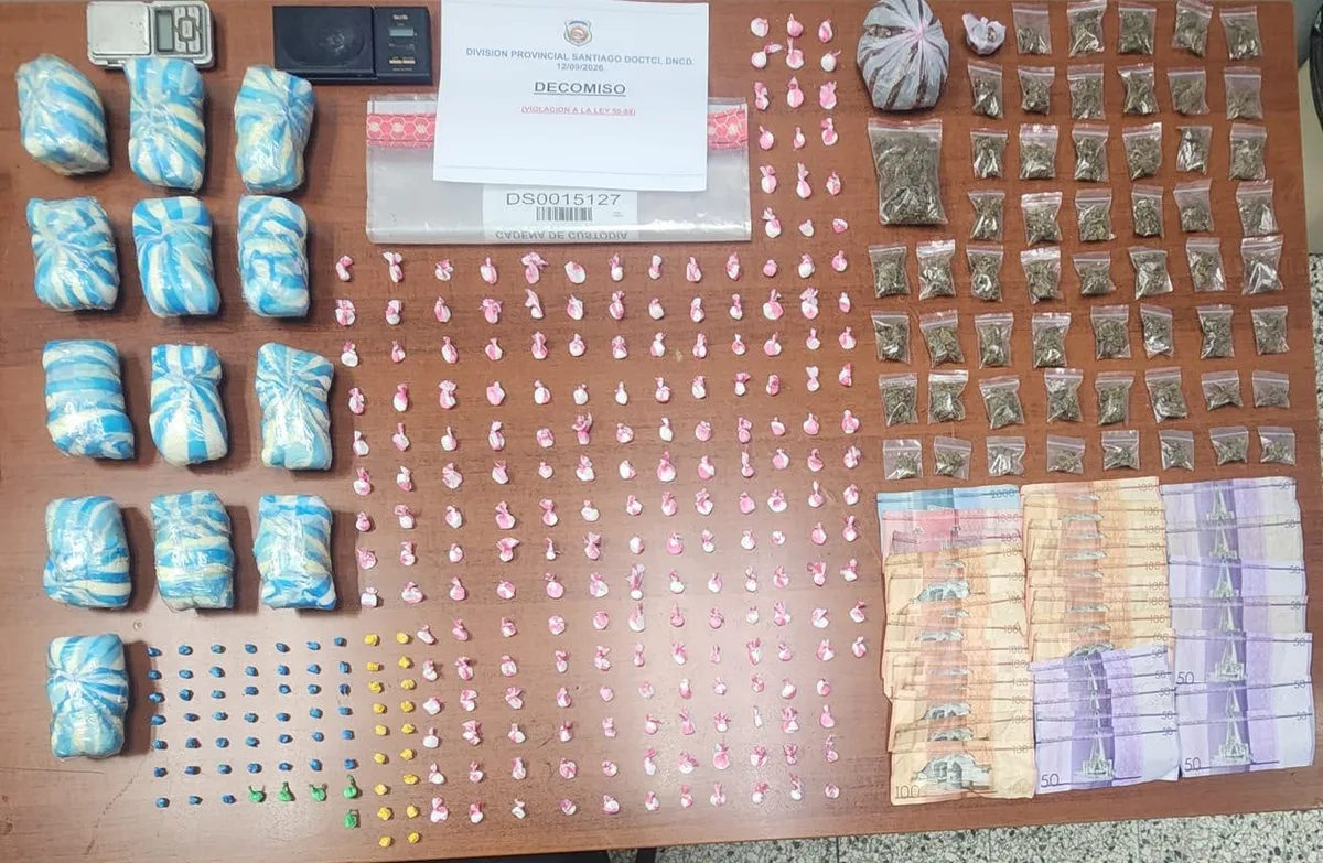 Autoridades dominicanas incautaron 13,551.5 gramos de presuntas drogas durante operativos en tres provincias