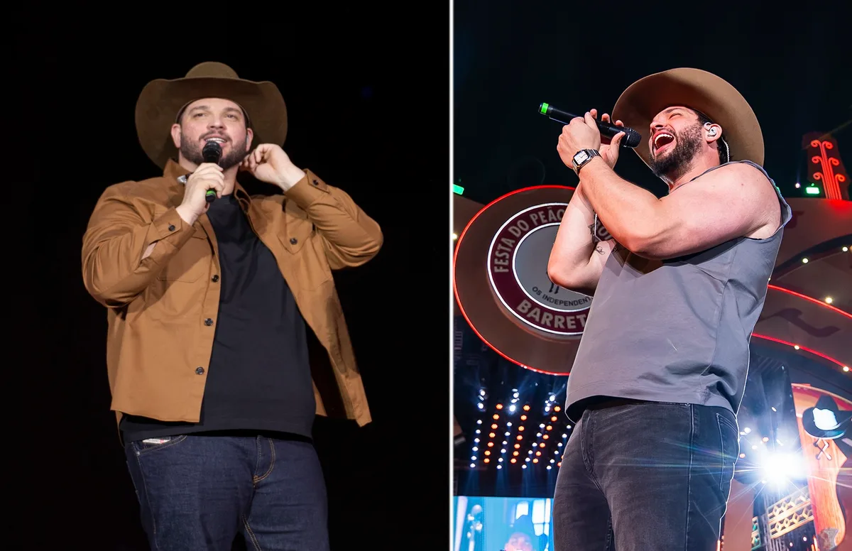 Sertanejo Felipe emagrece 65 kg e revela motivação: 'Foi muito pelos meus filhos'