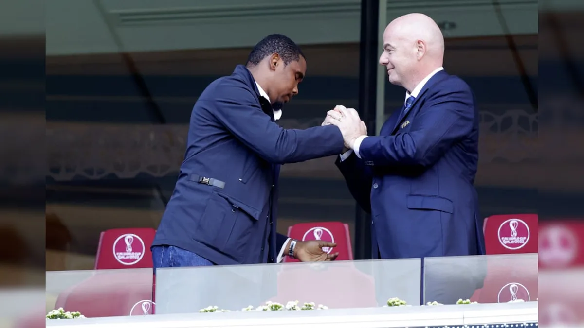 Cameroon Legend Samuel Eto'o Urges Support For Embattled FIFA President Gianni Infantino