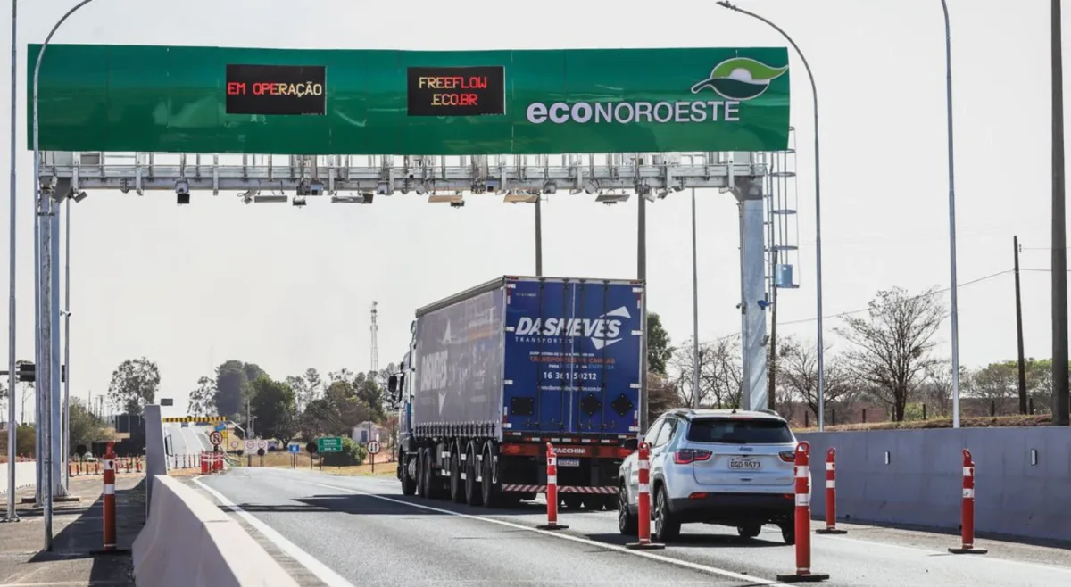Pedágio sem cancela: app CNH do Brasil facilita controle de cobranças do Free Flow