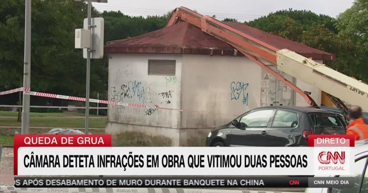 Queda de grua em Massamá: obra não estava licenciada