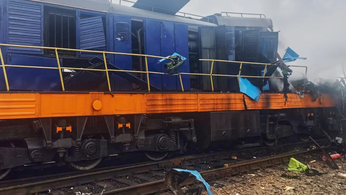 Russian drone hits train in Ukraine soon after visiting officials left