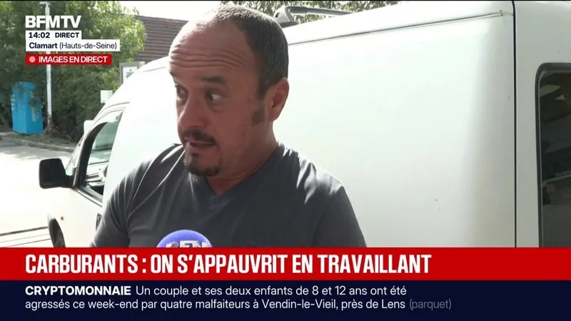 Crise des carburants: face à la flambée des prix, cet artisan du BTP est contraint de refuser les chantiers trop éloignés