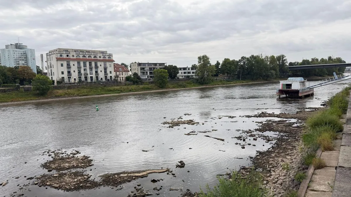 Niedrigwasser: Pegelstände an der Elbe sinken weiter