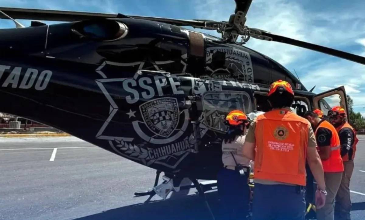 Atacan aeronave de la SSP de Chihuahua; un agente resultó lesionado